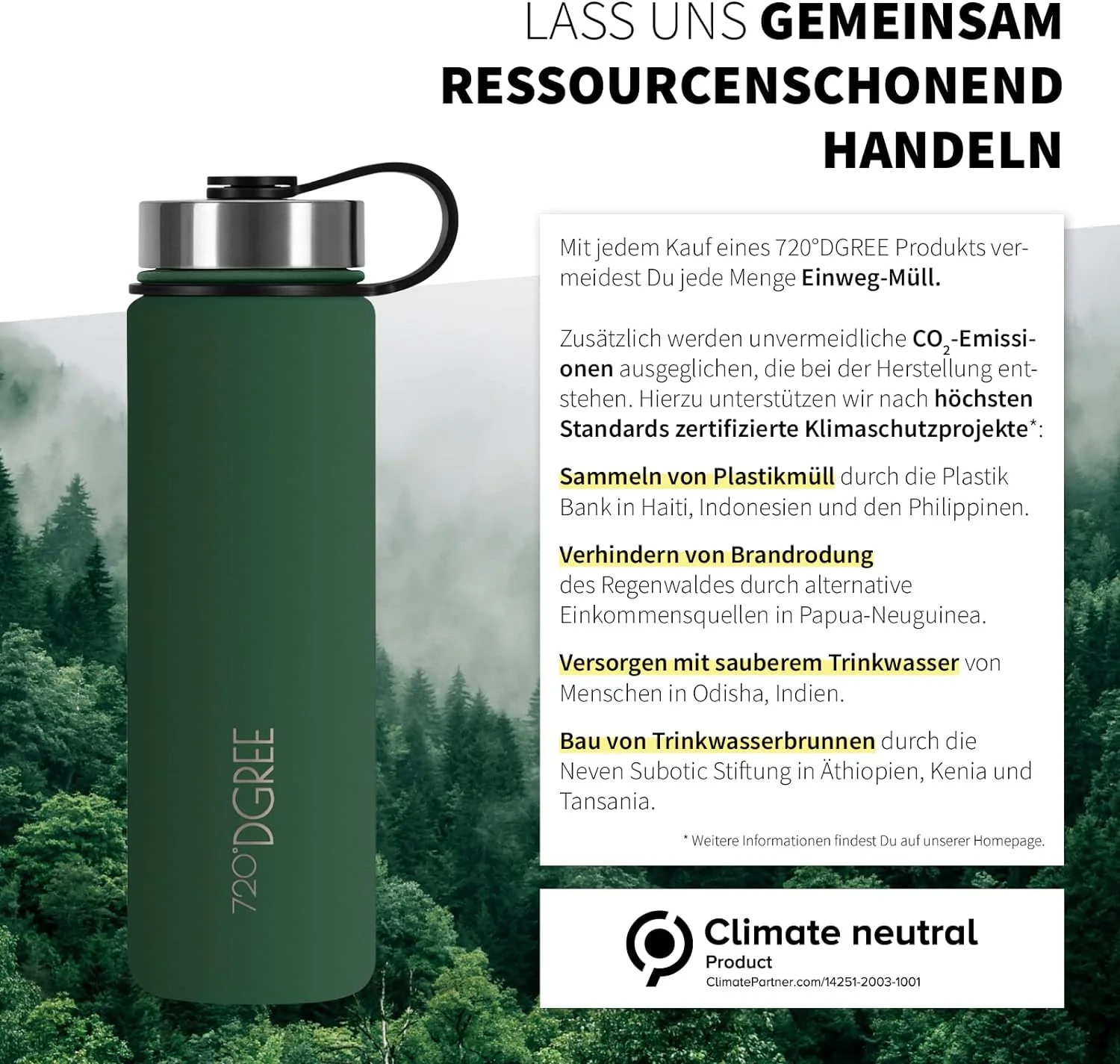 noLimit | Isolier Trinkflasche aus Edelstahl inkl. Sportdeckel - Image 111