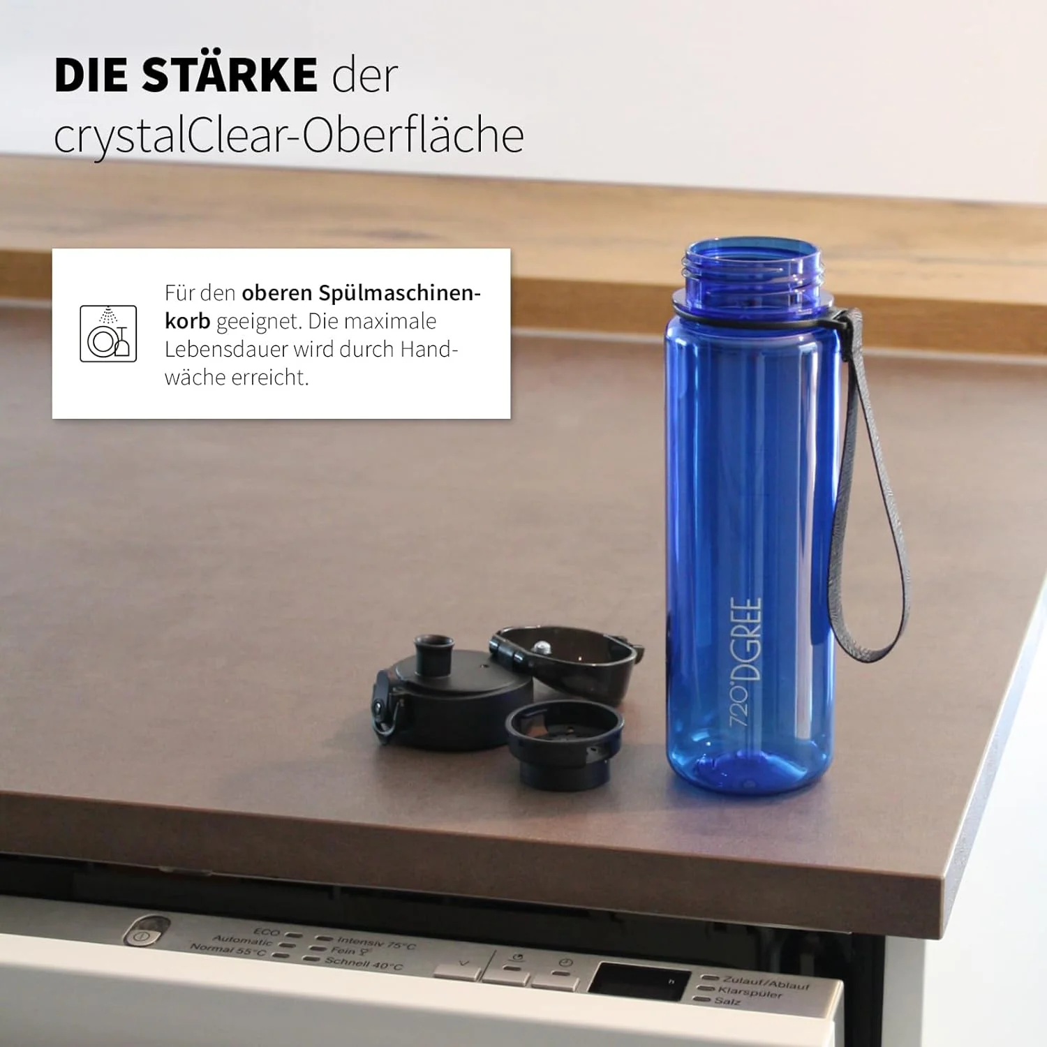uberBottle Trinkflasche | crystalClear Fruchtbehälter - Image 87