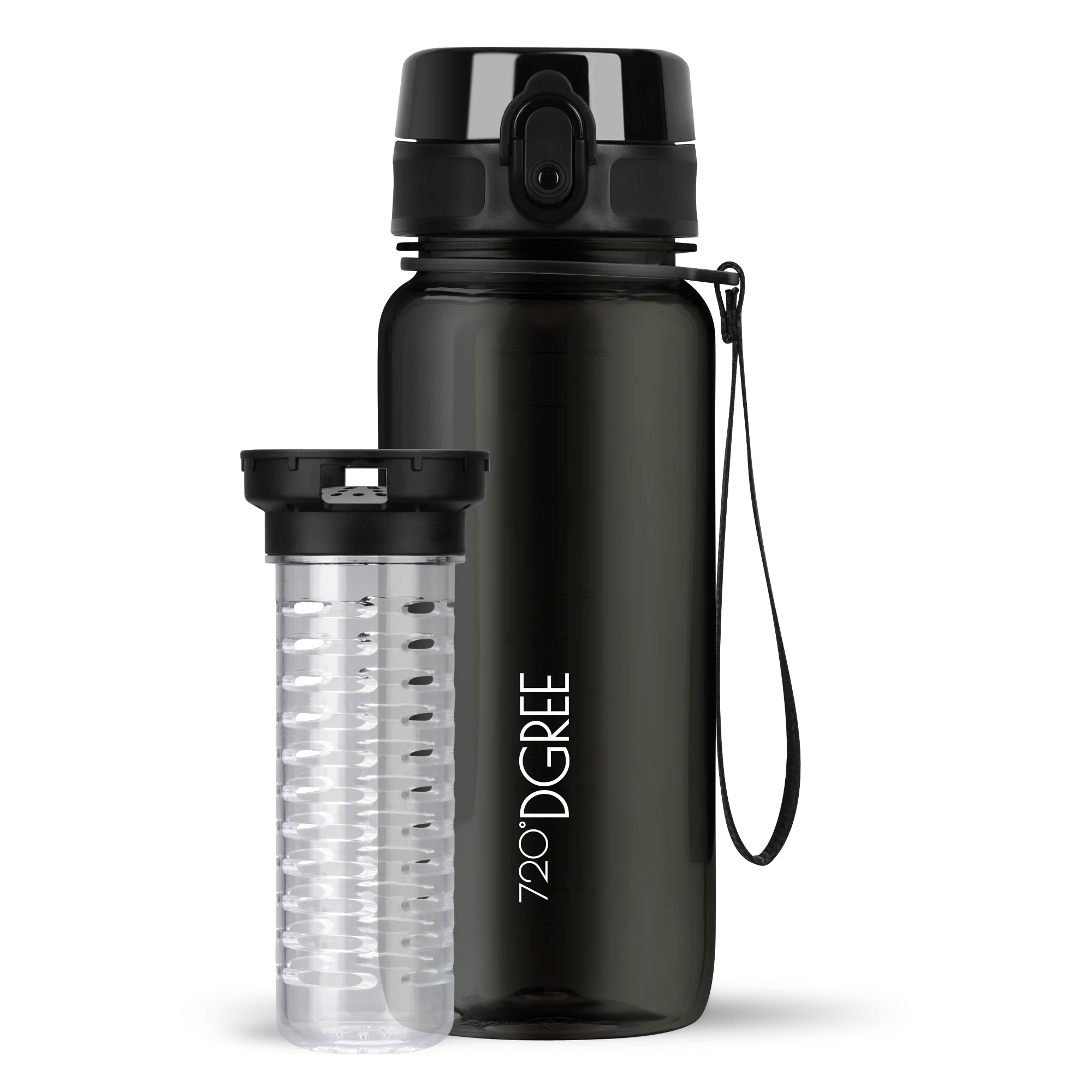 uberBottle Trinkflasche | crystalClear Fruchtbehälter - Image 3