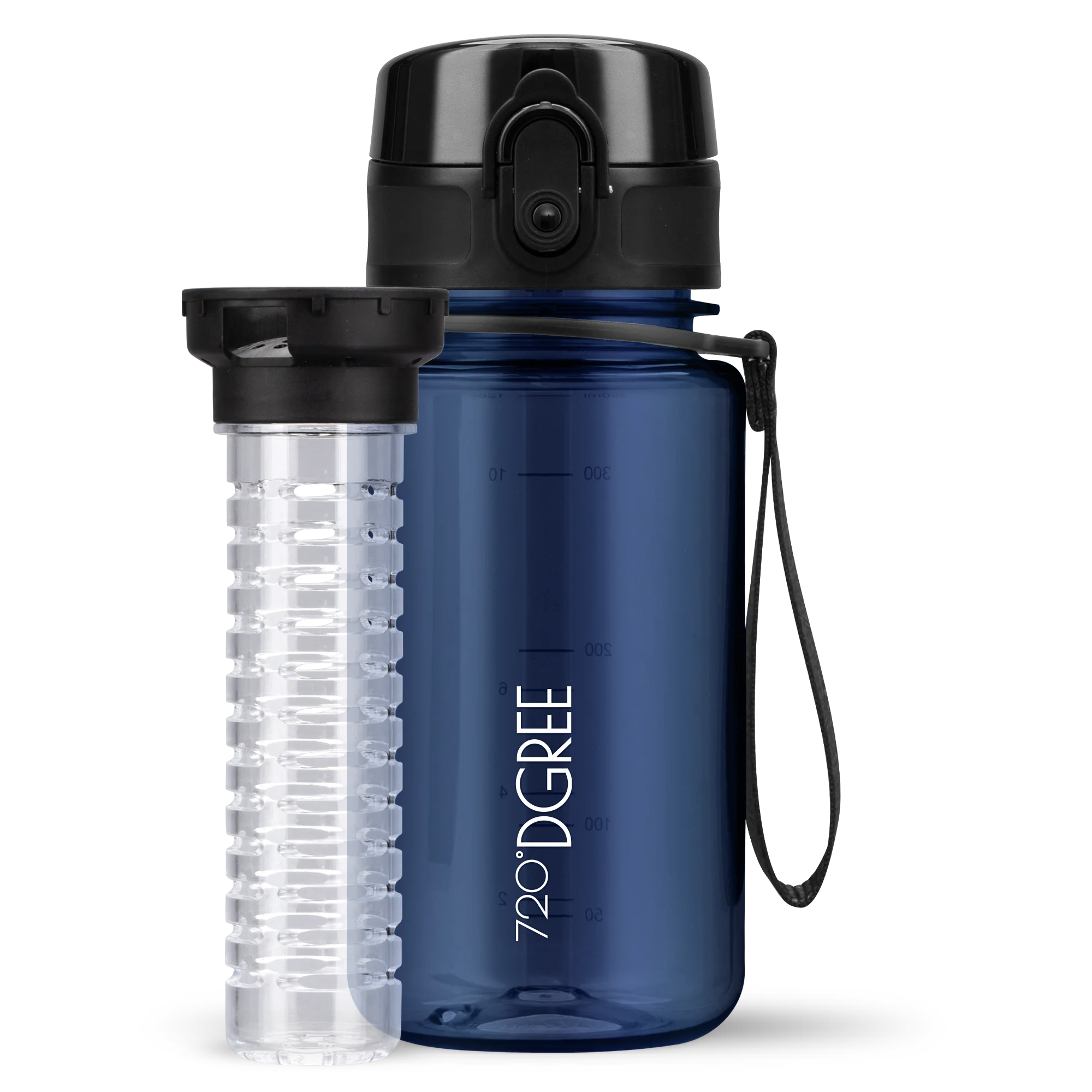 uberBottle Trinkflasche | crystalClear Fruchtbehälter - 350ml - Image 10