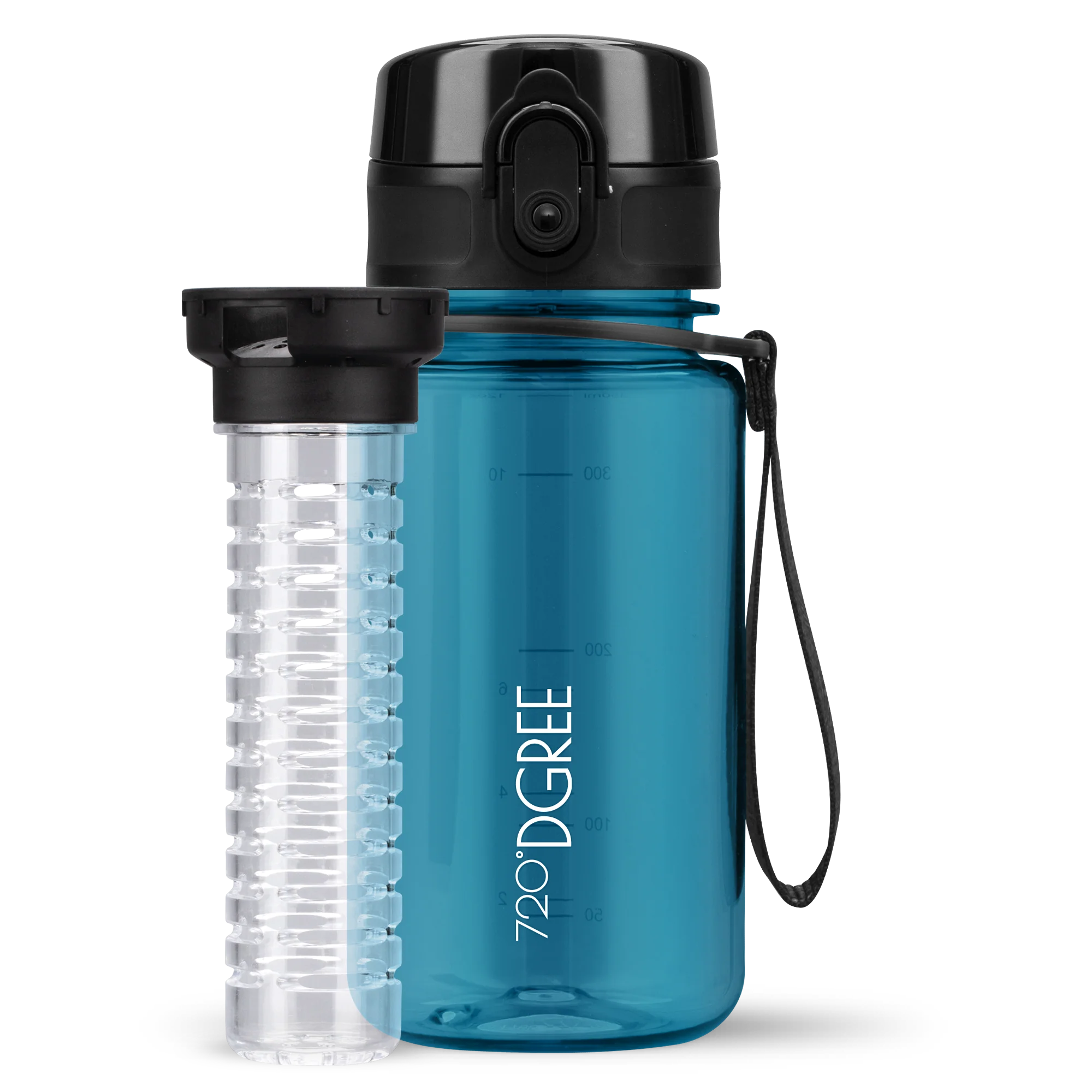 uberBottle Trinkflasche | crystalClear Fruchtbehälter - 350ml - Image 11