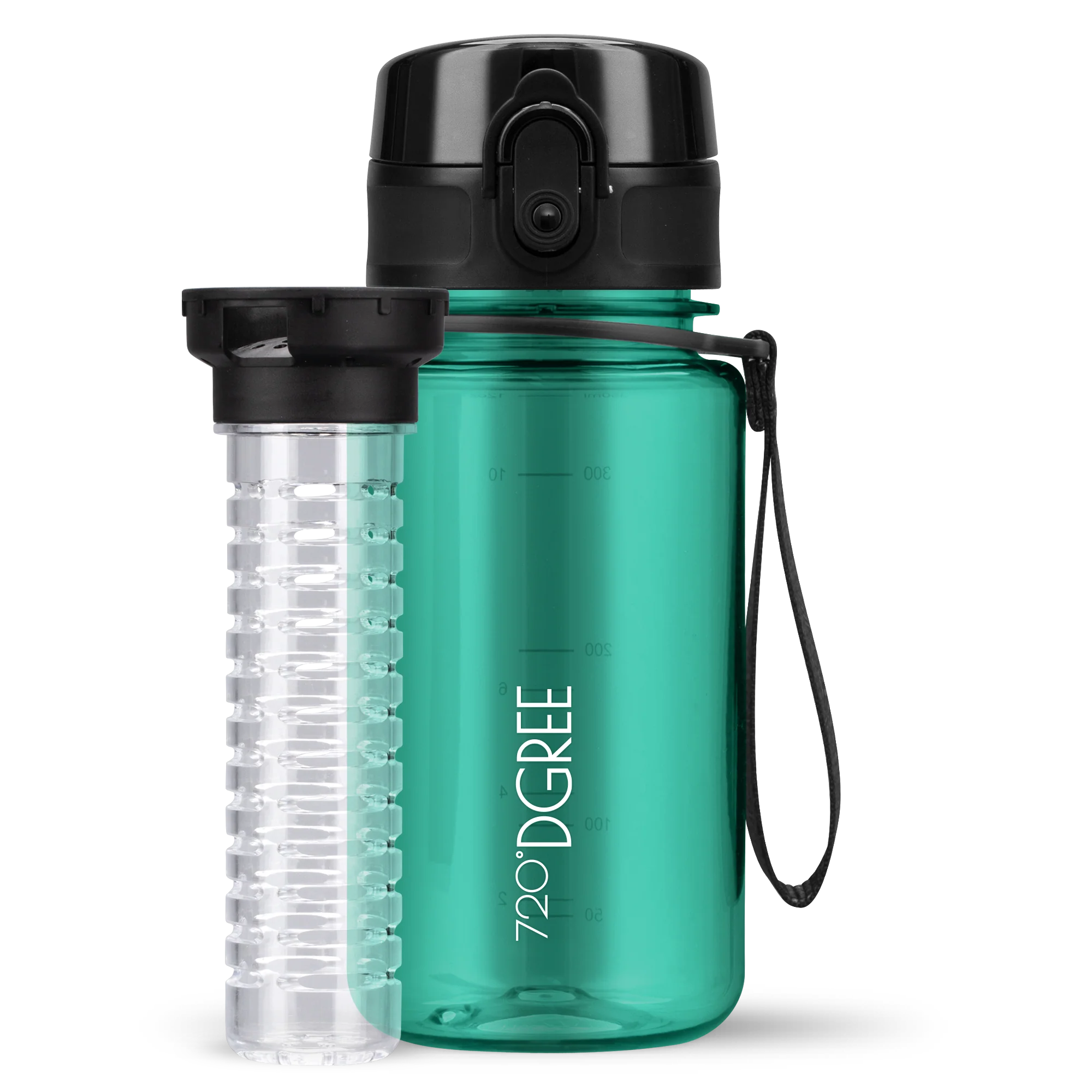 uberBottle Trinkflasche | crystalClear Fruchtbehälter - 350ml - Image 13