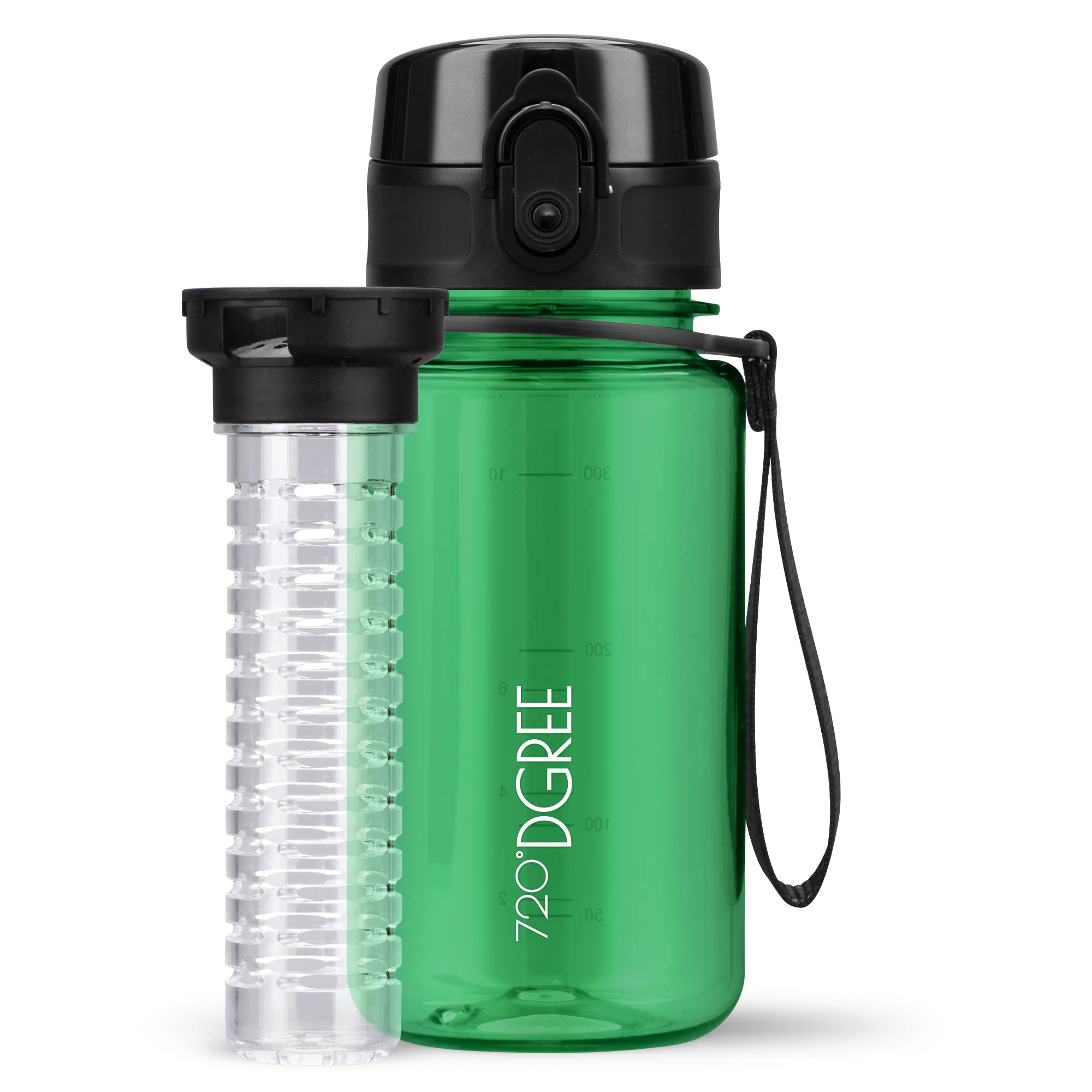 uberBottle Trinkflasche | crystalClear Fruchtbehälter - 350ml - Image 14