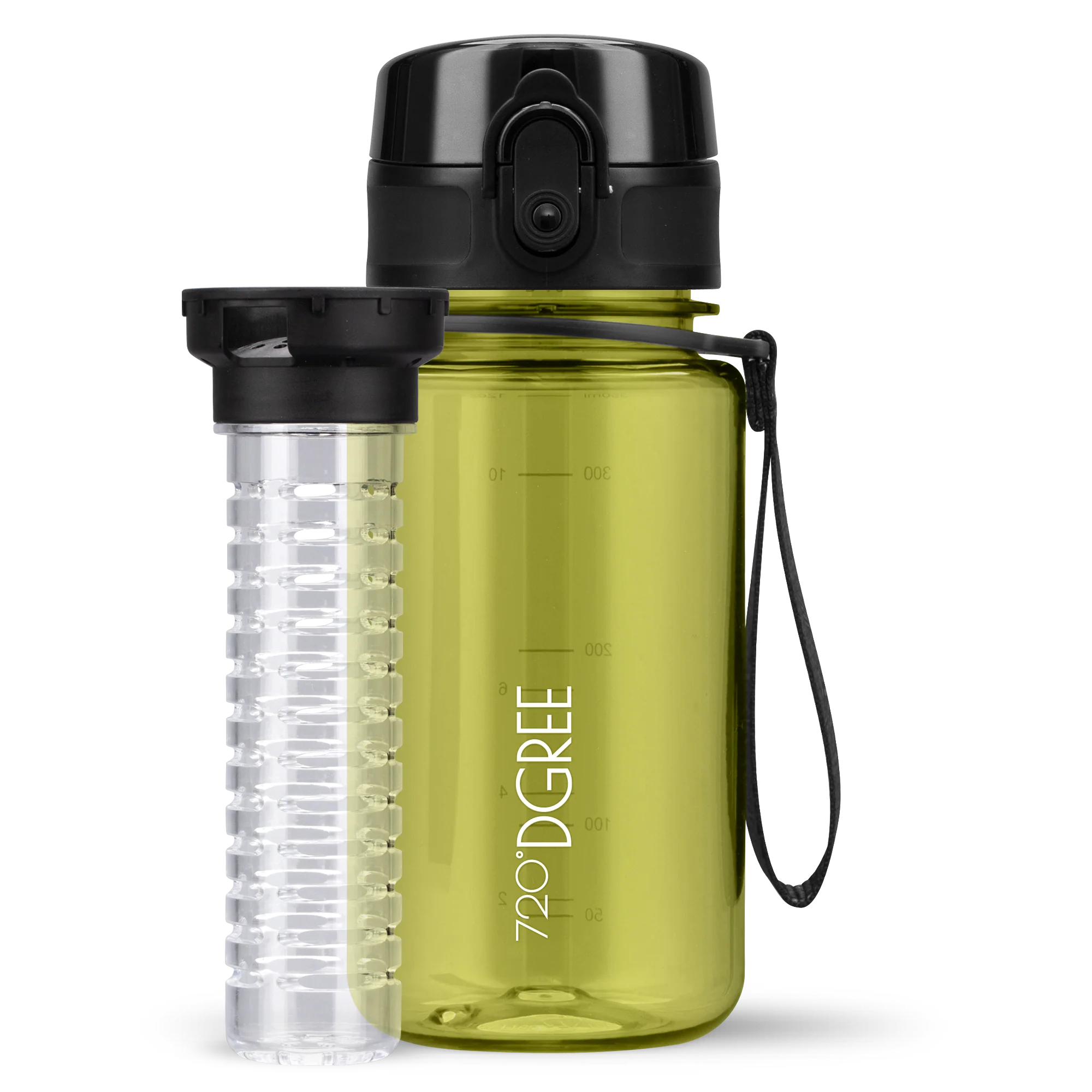 uberBottle Trinkflasche | crystalClear Fruchtbehälter - 350ml - Image 15