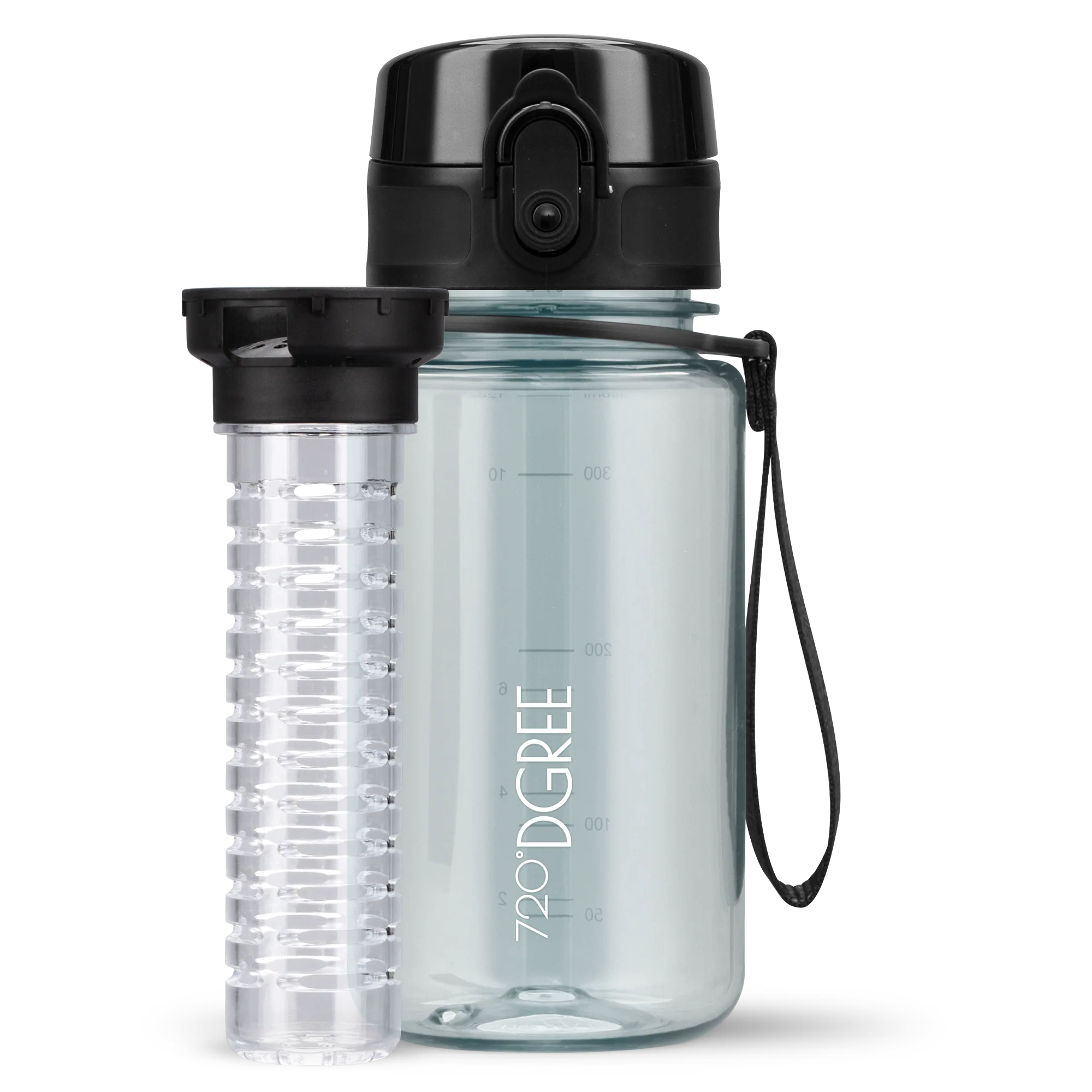 uberBottle Trinkflasche | crystalClear Fruchtbehälter - 350ml - Image 20