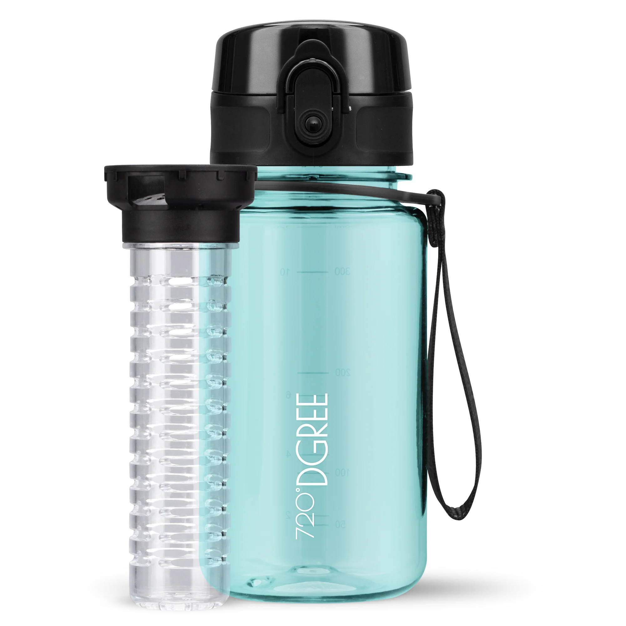 uberBottle Trinkflasche | crystalClear Fruchtbehälter - 350ml - Image 21