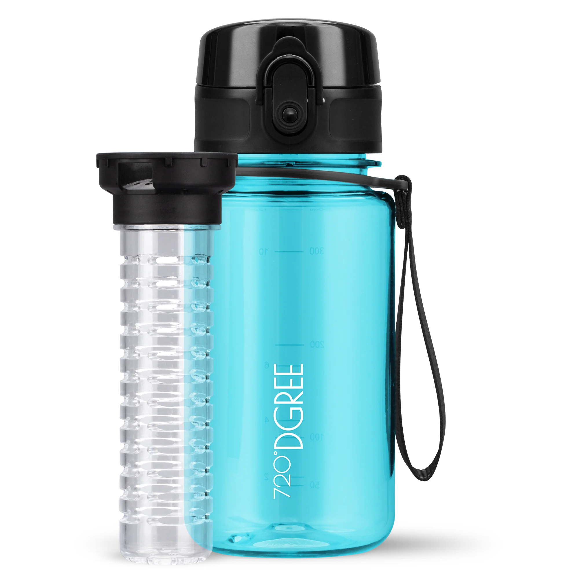 uberBottle Trinkflasche | crystalClear Fruchtbehälter - 350ml - Image 22