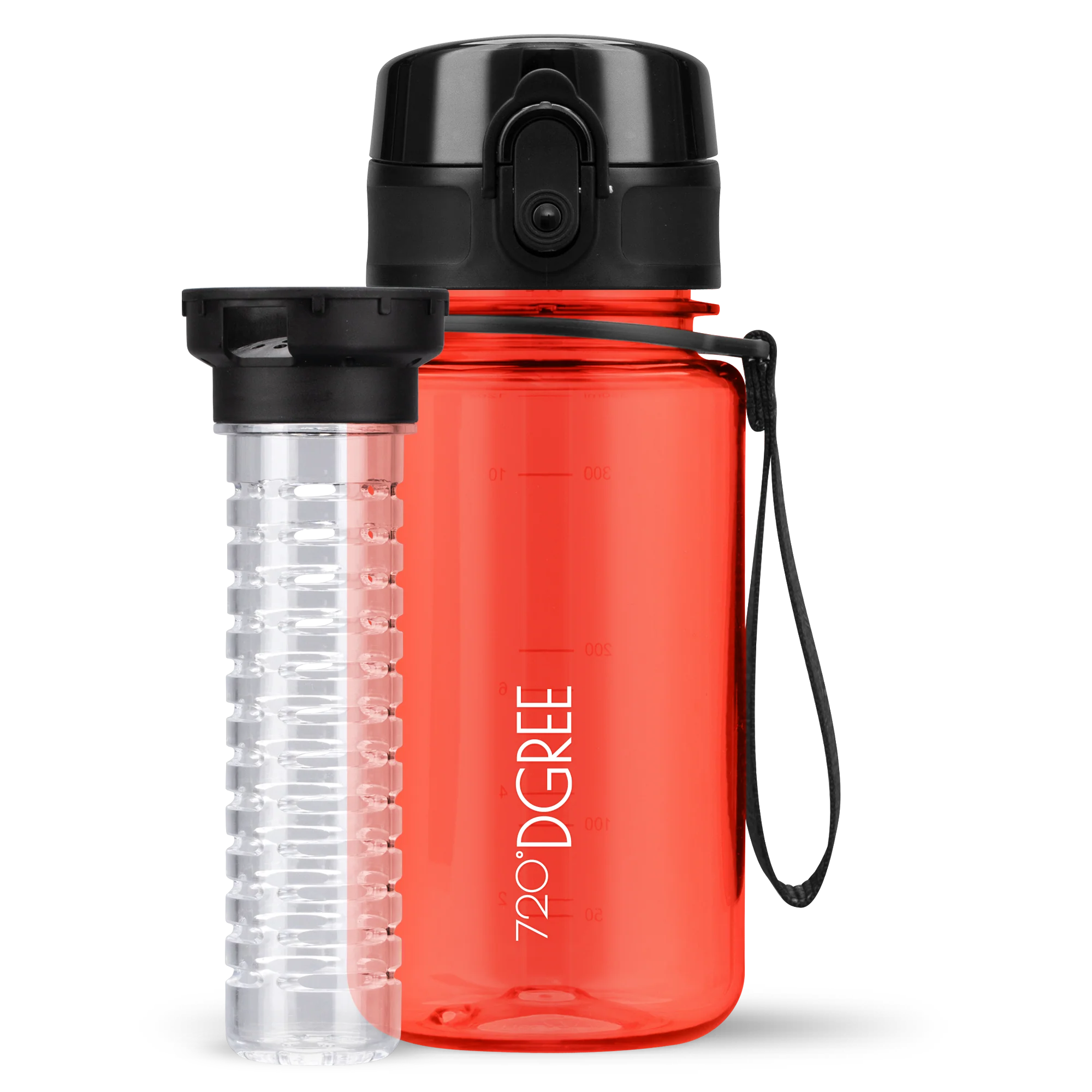 uberBottle Trinkflasche | crystalClear Fruchtbehälter - 350ml - Image 4