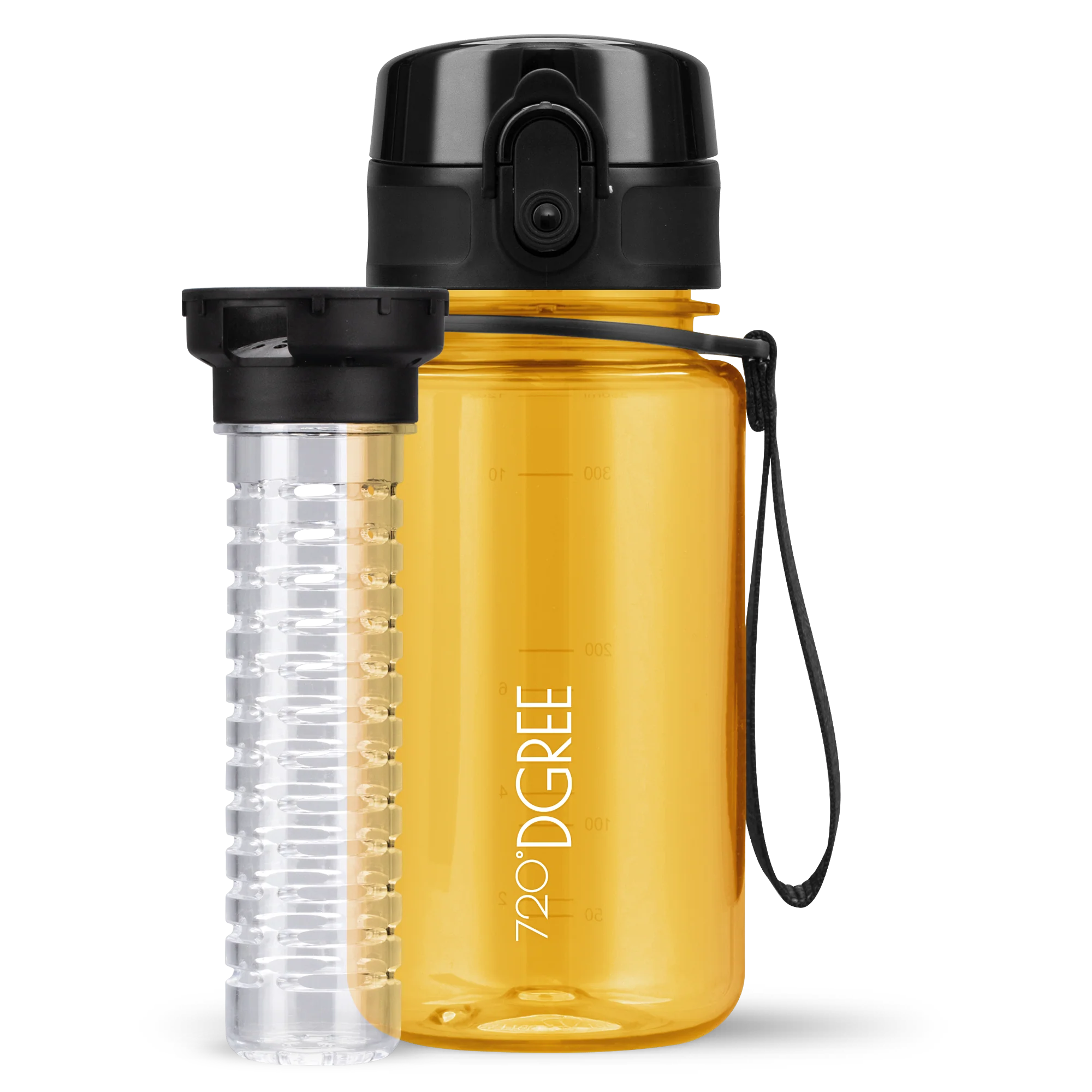 uberBottle Trinkflasche | crystalClear Fruchtbehälter - 350ml - Image 6