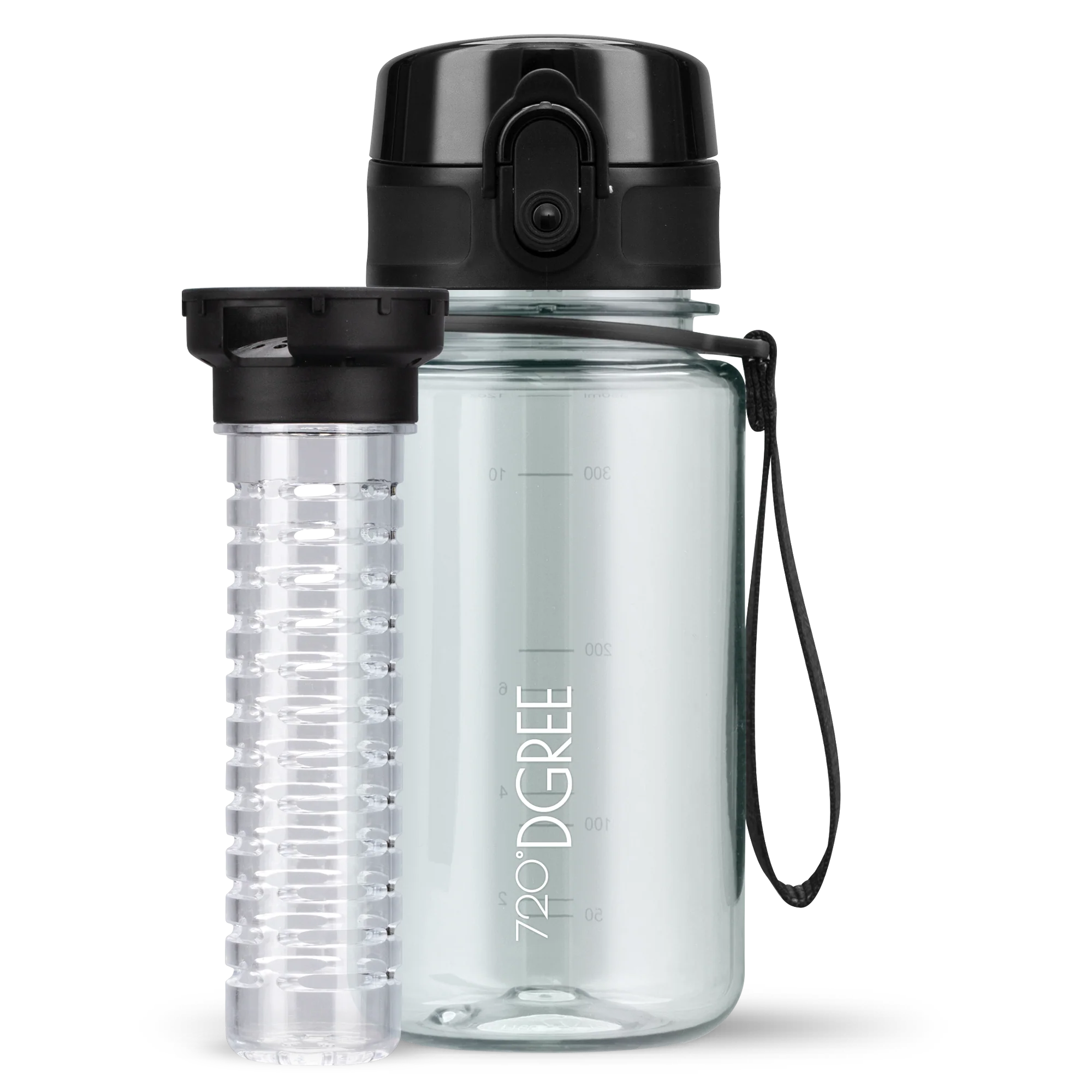 uberBottle Trinkflasche | crystalClear Fruchtbehälter - 350ml - Image 7