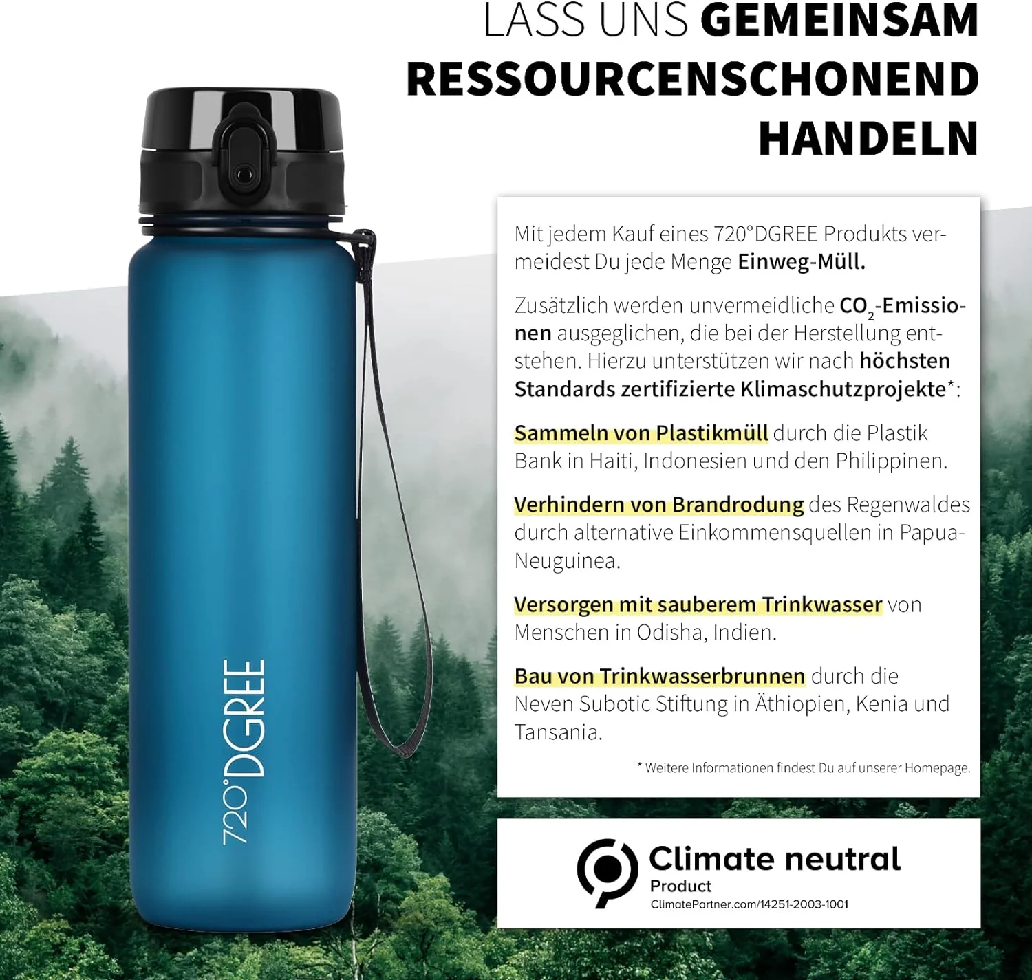 uberBottle Trinkflasche | softTouch Sieb - Image 95